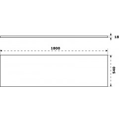 Ванна акриловая Azario Верда 180х80