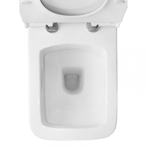 Унитаз-моноблок Azario Zeno 640х365х740 ободковый, с быстросъемным сиденьем Slim микролифт (AZ-1169)