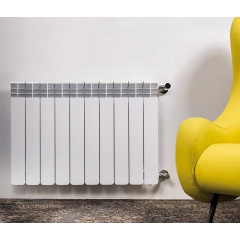 Радиатор биметаллический AZARIO BM500/100 10 секций, белый (BM500/100/10)