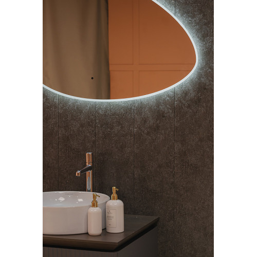 Зеркало AZARIO OMEGA 600х920 с подсветкой, бесконтактный сенсор с функцией диммера (LED-00002934)