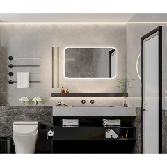 Зеркало AZARIO Glory 1000х600 с подсветкой, сенсорный выключатель с функцией диммера (AZ-Z-018CS)