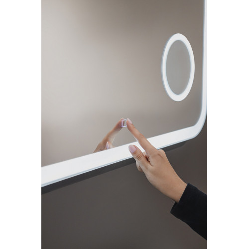 Зеркало AZARIO Эльза 800х550, LED-подсветка с диммером, сенсорный выключатель (ФР-00002156)