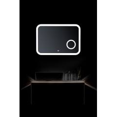 Зеркало AZARIO Эльза 800х550, LED-подсветка с диммером, сенсорный выключатель (ФР-00002156)