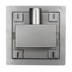 Трап для душа AZARIO 150х150 цельнометаллический, решетка "под плитку", горизонтальный выпуск (AZZ1TILE150)