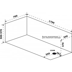 Ванна акриловая Azario Бали 170х70 (БАВ0003)
