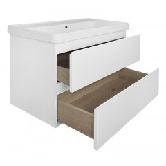 Комплект Тумба Azario Мила 900 910х470х680 подвесная, с раковиной Monte 900, белый (CS00089920)