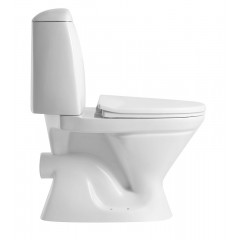 Унитаз-компакт Azario AZ-2037-P 690х345х810 напольный, с быстросъемным сиденьем микролифт, белый (AZ-2037-P)