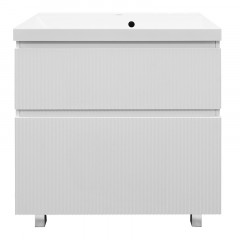 Комплект Azario Тумба Viola 80/2Н напольная БЕЛЫЙ МАТОВЫЙ под раковину Астория 80 (CS00097140)