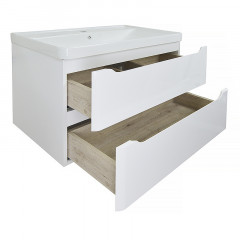 Комплект Тумба Azario LOTOS 80/2 815х480х570 подвесная с раковиной Monte 80 (CS00083931)