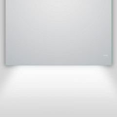 Зеркало-шкаф AZARIO Brest 500х700 с подсветкой, в алюминиевом корпусе, механический выключатель (AZ-ZC-046CS)