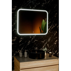 Зеркало AZARIO Стив 915х685, LED-подсветка с диммером, сенсорный выключатель (ФР-00000843)