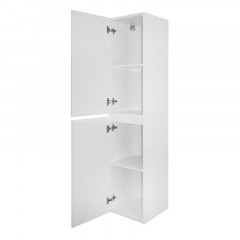 Пенал Azario Эстима 35 350х340х1570 подвесной, левый, белый глянцевывй (CS00094556)