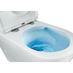 Унитаз-компакт Azario Grado 665х380х845 напольный, смыв "Торнадо", безободковый, с бачком и сидением микролифт (AZ-2141 UQ1)