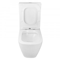 Унитаз напольный Azario LEVANTO 620x380x830 безободковый в комплекте cо смывным механизмом Geberit и сиденьем микролифт (AZ-1228A-G)