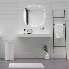 Зеркало AZARIO Vilnius 600х600 с подсветкой, сенсорный выключатель с функцией диммера (AZ-Z-015CS)