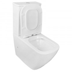 Унитаз напольный Azario LEVANTO 620x380x830 безободковый в комплекте cо смывным механизмом Geberit и сиденьем микролифт (AZ-1228A-G)