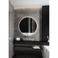 Зеркало AZARIO Плаза D770, c подсветкой и диммером, сенсорный выключатель (ФР-00002131)