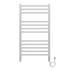 Полотенцесушитель электрический AZARIO ANCONA 500/1000 квадрат, 12 секций, диммер справа, белый (AZ71850W)