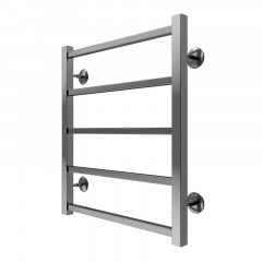Полотенцесушитель водяной AZARIO ANCONA 500/600 квадрат, 5 секций, нижнее/диагональное подключение, 1/2", хром (AZ75556)