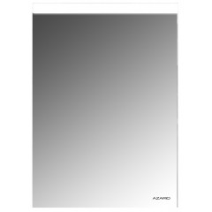 Зеркало-шкаф AZARIO Brest 500х700 с подсветкой, в алюминиевом корпусе, механический выключатель (AZ-ZC-046CS)
