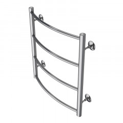 Полотенцесушитель водяной AZARIO VERONA 500/600 4 секции, нижнее/диагональное подключение, 1/2", хром (AZ04156)