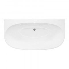 Ванна акриловая Azario STANFORD 1700х850х580 пристенная, в комплекте с сифоном и металлической рамой (AZ-6727)