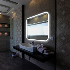 Зеркало AZARIO Стив 1000х800, LED-подсветка с диммером, сенсорный выключатель (ФР-00001304)