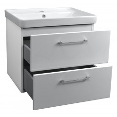 Комплект Azario Тумба подвесная Ника 60 600х475х560 с раковиной Monte tx 60 белый (CS00080143)