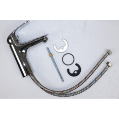 Смеситель для раковины AZARIO SINTRA керамический картридж, хром (AZ-WKF168042C)