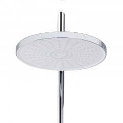 Душевая колонна Azario ARIZONA со смесителем для ванны, с поворотным изливом, круглая, хром (AZ-20R)