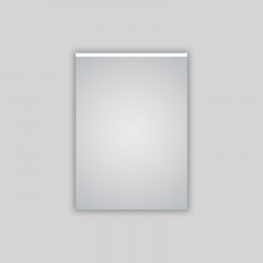 Зеркало-шкаф AZARIO Brest 500х700 с подсветкой, в алюминиевом корпусе, механический выключатель (AZ-ZC-046CS)