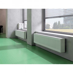 Радиатор стальной панельный AZARIO 22 300х1400 боковое подключение, белый (AZ-C22-300-1400)