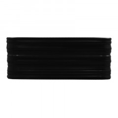 Раковина-чаша Azario 395х395х150 накладная, квадратная, черный матовый (AZ-2075-B-MB)