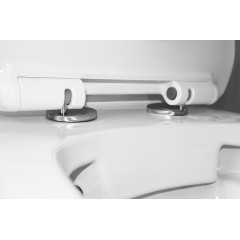 Унитаз-моноблок Azario SAFI 700x365x765 безободковый, в комплекте с сиденьем микролифт (AZ-0852)