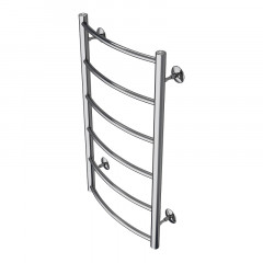 Полотенцесушитель водяной AZARIO VERONA 400/800 6 секций, нижнее/диагональное подключение, 1/2", хром (AZ04148)