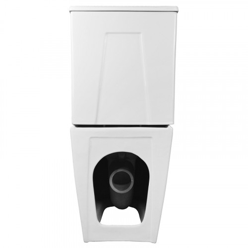 Унитаз напольный Azario LEVANTO 620x380x830 безободковый в комплекте cо смывным механизмом Geberit и сиденьем микролифт (AZ-1228A-G)