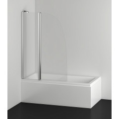 Шторка для ванны складная Azario Boston 100х140 цвет профиля хром (AZ-142)