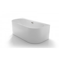 Ванна акриловая Azario BRADFORD 1700х800х580 пристенная, в комплекте с сифоном и металлической рамой (BRA17080)