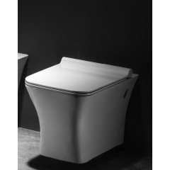 Унитаз подвесной Azario Trend 545х365х365 безободковый, с сиденьем микролифт (AZ-2024)