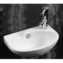 Раковина Azario 37 х25х15 угловая, белая (AZ-41203)