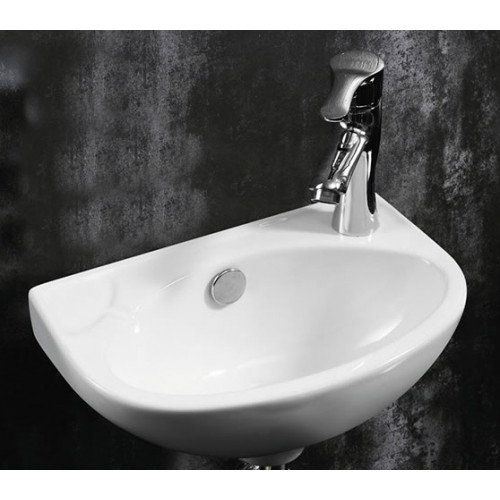 Раковина Azario 37 х25х15 угловая, белая (AZ-41203)