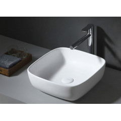 Раковина Azario 40х40х14 накладная, белая (AZ41016)