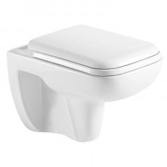 Сет LORANTO Инсталляция + Azario Pavia (квадратный) подвесной безободковый унитаз с сидением микролифт (4501+AZ-2005)