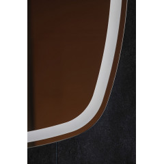 Зеркало AZARIO Barca -TX 700х700/808х808 с 3-х режимной подсветкой, бесконтактный сенсор (LED-00002973)