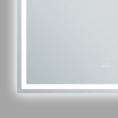 Зеркало AZARIO Lima D800 700х700 с подсветкой, угловое, сенсорный выключатель с функцией диммера (AZ-Z-079ELM)