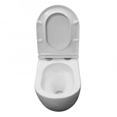 Унитаз подвесной Azario Etera 520x360x360 с системой смыва Tornado, с сидением микролифт (AZ-118E-UQ3)
