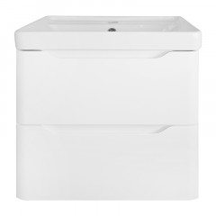 Комплект Azario Тумба LOTOS 50/2 510х425х570 подвесная, с раковиной Monte 50 белый гланцевый (CS00094662)
