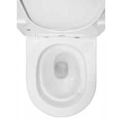 Унитаз-компакт Azario Berton 385х615х805 напольный, безободковый, слив "Торнадо", с быстросъемным сиденьем микролифт (AZ-6093)