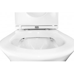 Унитаз - компакт Azario Dante 360х660х805 напольный, безободковый, быстросъемное сиденье микролифт (93589)