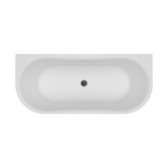 Ванна акриловая Azario ENGELS 1700x750x580 пристенная, в комплекте с сифоном и металлической рамой (ENG17075)